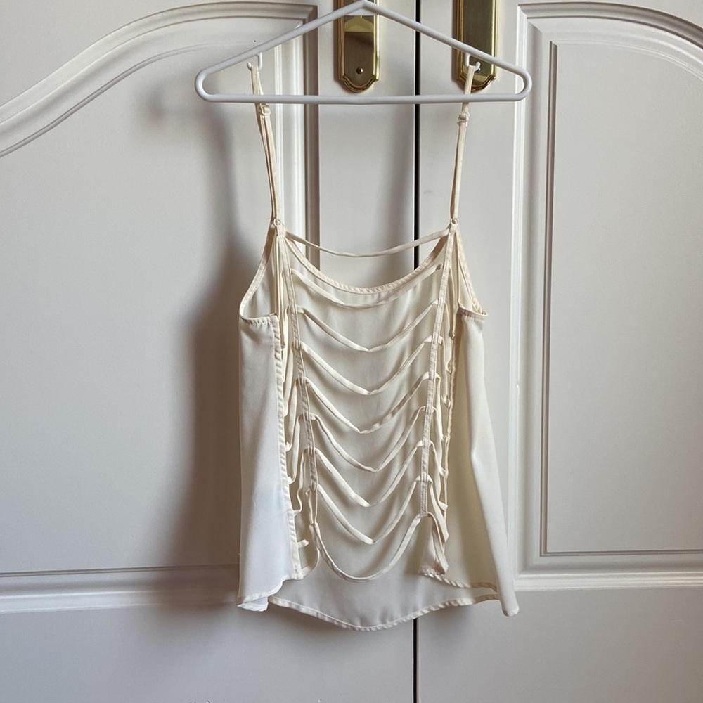 Backless tank top